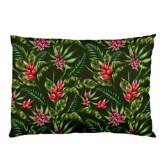 Tropical Flowers Pillow Case by goljakoff