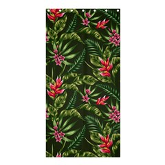 Tropical Flowers Shower Curtain 36  X 72  (stall)  by goljakoff