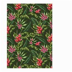 Tropical flowers Large Garden Flag (Two Sides) Front