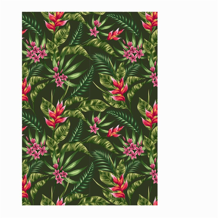 Tropical flowers Large Garden Flag (Two Sides)