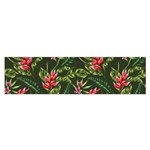 Tropical flowers Satin Scarf (Oblong) Front