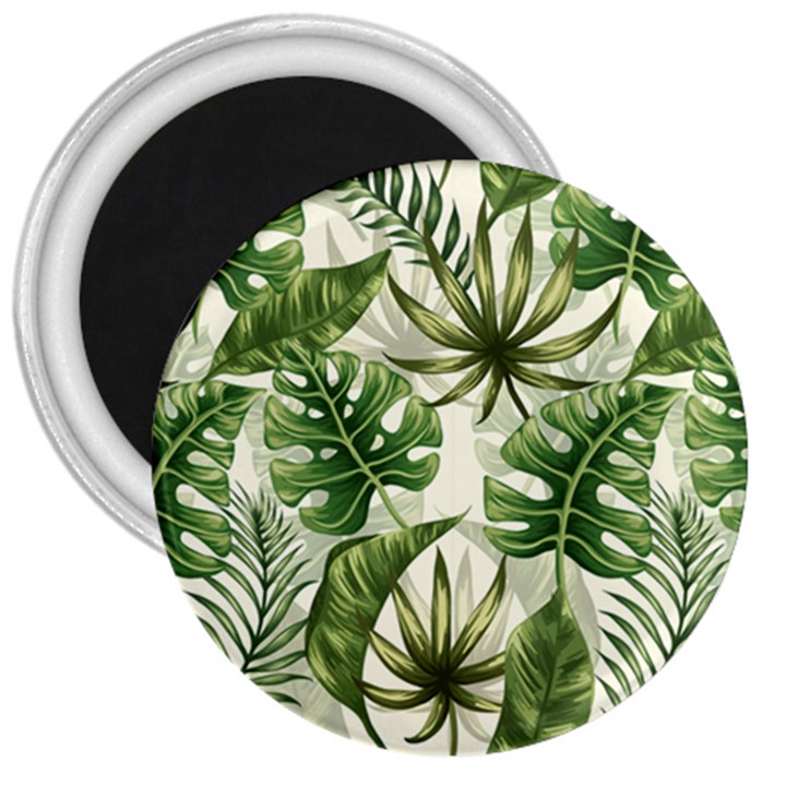 Tropical leaves 3  Magnets