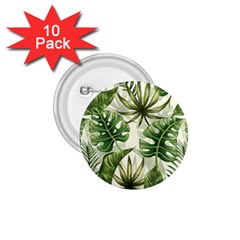 Tropical Leaves 1 75  Buttons (10 Pack) by goljakoff