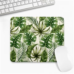 Tropical Leaves Large Mousepads by goljakoff