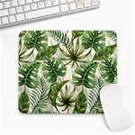 Tropical leaves Large Mousepads Front