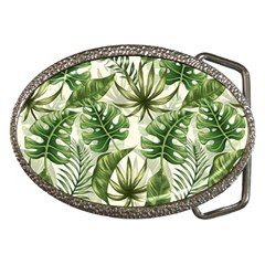 Tropical Leaves Belt Buckles by goljakoff