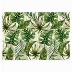 Tropical leaves Large Glasses Cloth (2 Sides) Front