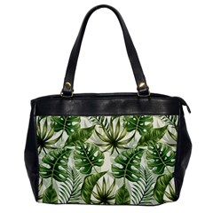 Tropical Leaves Oversize Office Handbag by goljakoff