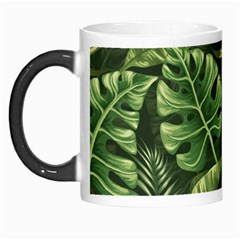 Green Tropical Leaves Morph Mugs by goljakoff