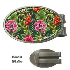 Tropic Flowers Money Clips (oval) 