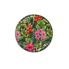 Tropic Flowers Hat Clip Ball Marker by goljakoff