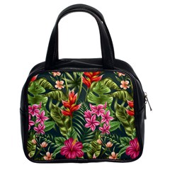 Tropic Flowers Classic Handbag (two Sides) by goljakoff