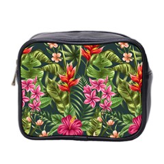 Tropic Flowers Mini Toiletries Bag (two Sides) by goljakoff