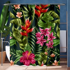 Tropic Flowers Shower Curtain 60  X 72  (medium)  by goljakoff