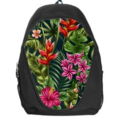 Tropic Flowers Backpack Bag by goljakoff