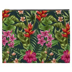 Tropic Flowers Cosmetic Bag (xxxl) by goljakoff