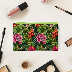 Tropic Flowers Cosmetic Bag (xs) by goljakoff