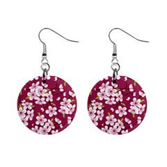 Cherry Blossom Mini Button Earrings by goljakoff