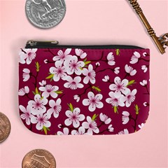 Cherry Blossom Mini Coin Purse by goljakoff