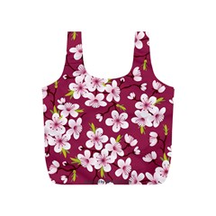 Cherry Blossom Full Print Recycle Bag (s) by goljakoff