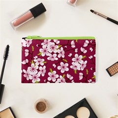 Cherry Blossom Cosmetic Bag (xs) by goljakoff