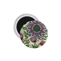 Mandala Flower 1 75  Magnets by goljakoff