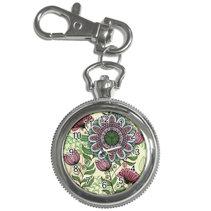 Mandala flower Key Chain Watches