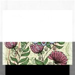 Mandala flower Rectangular Jigsaw Puzzl Front