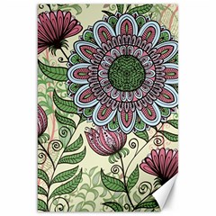 Mandala Flower Canvas 20  X 30  by goljakoff