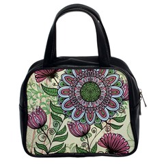 Mandala Flower Classic Handbag (two Sides) by goljakoff