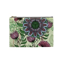 Mandala Flower Cosmetic Bag (medium) by goljakoff