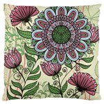 Mandala flower Large Cushion Case (One Side) Front