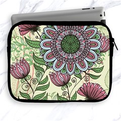 Mandala Flower Apple Ipad 2/3/4 Zipper Cases by goljakoff