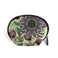 Mandala Flower Accessory Pouch (small) by goljakoff