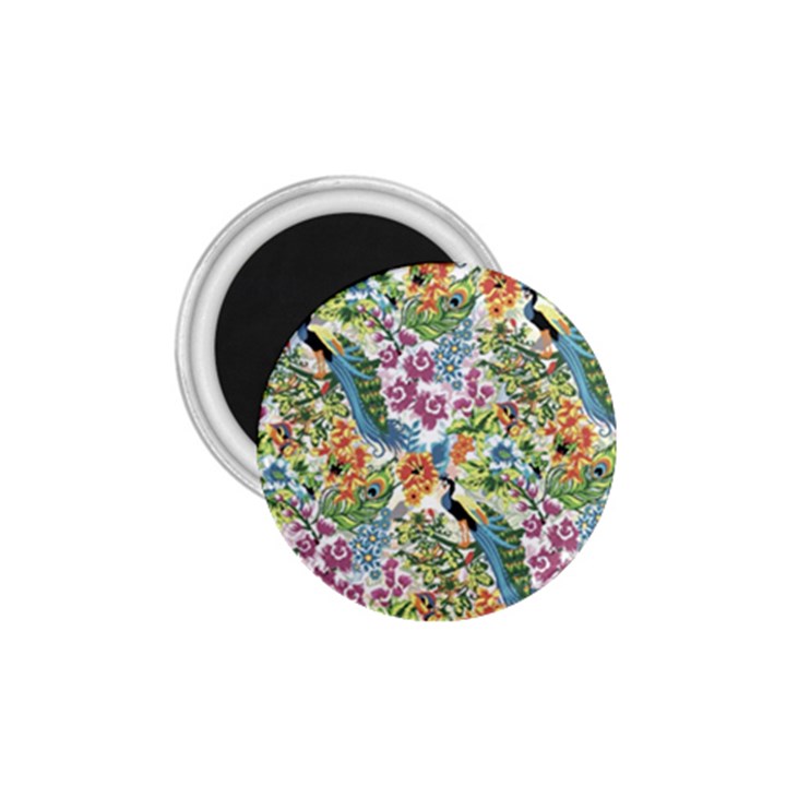 Flowers and peacock 1.75  Magnets