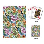 Flowers and peacock Playing Cards Single Design (Rectangle) Back