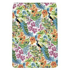 Flowers And Peacock Removable Flap Cover (l) by goljakoff