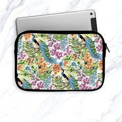 Flowers And Peacock Apple Ipad Mini Zipper Cases by goljakoff