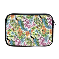 Flowers And Peacock Apple Macbook Pro 17  Zipper Case