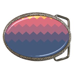 Flat Autumn Zigzag Palette Belt Buckles by goljakoff