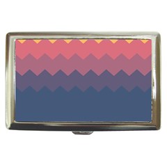 Flat Autumn Zigzag Palette Cigarette Money Case by goljakoff