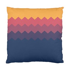 Flat Autumn Zigzag Palette Standard Cushion Case (one Side) by goljakoff