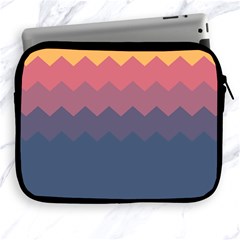 Flat Autumn Zigzag Palette Apple Ipad 2/3/4 Zipper Cases by goljakoff