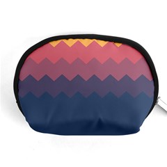 Flat Autumn Zigzag Palette Accessory Pouch (medium) by goljakoff