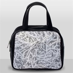 Dry Roots Texture Print Classic Handbag (one Side) by dflcprintsclothing