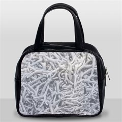 Dry Roots Texture Print Classic Handbag (two Sides) by dflcprintsclothing