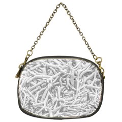 Dry Roots Texture Print Chain Purse (one Side) by dflcprintsclothing