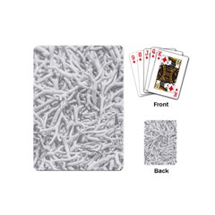 Dry Roots Texture Print Playing Cards Single Design (mini) by dflcprintsclothing