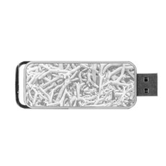 Dry Roots Texture Print Portable Usb Flash (two Sides) by dflcprintsclothing