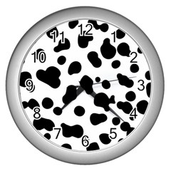 Spots Wall Clock (silver) by Sobalvarro